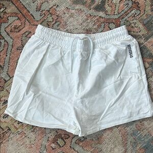 Gymshark Bright White Workout sweat Shorts